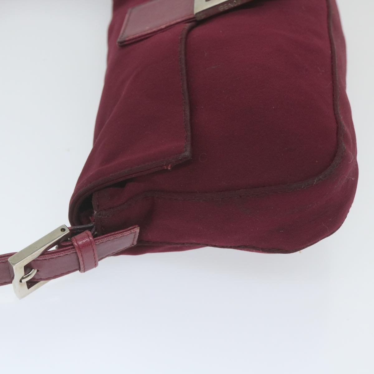 Luxury FendiMamma Baguette Shoulder Bag Nylon Bordeaux 2308 26424 01859458