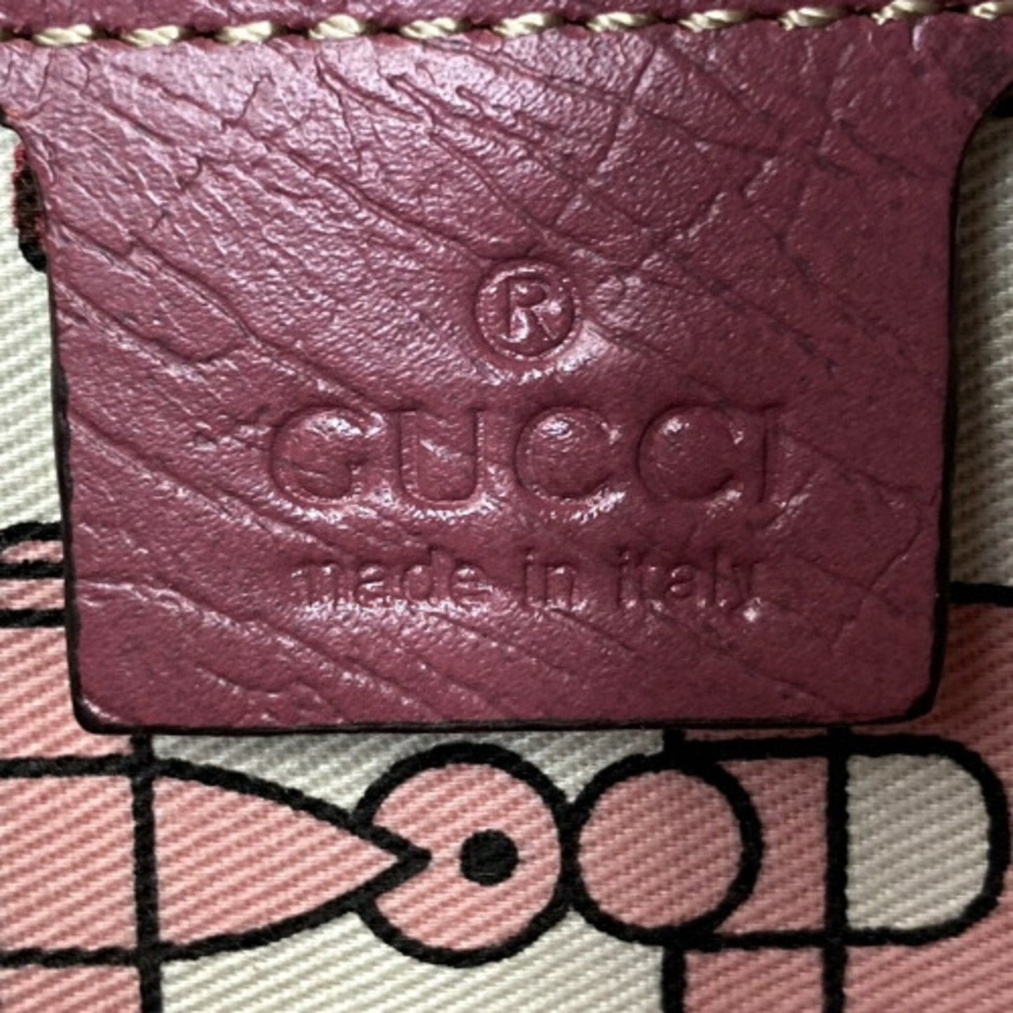 Gucci Cabas Canvas Tote Bag