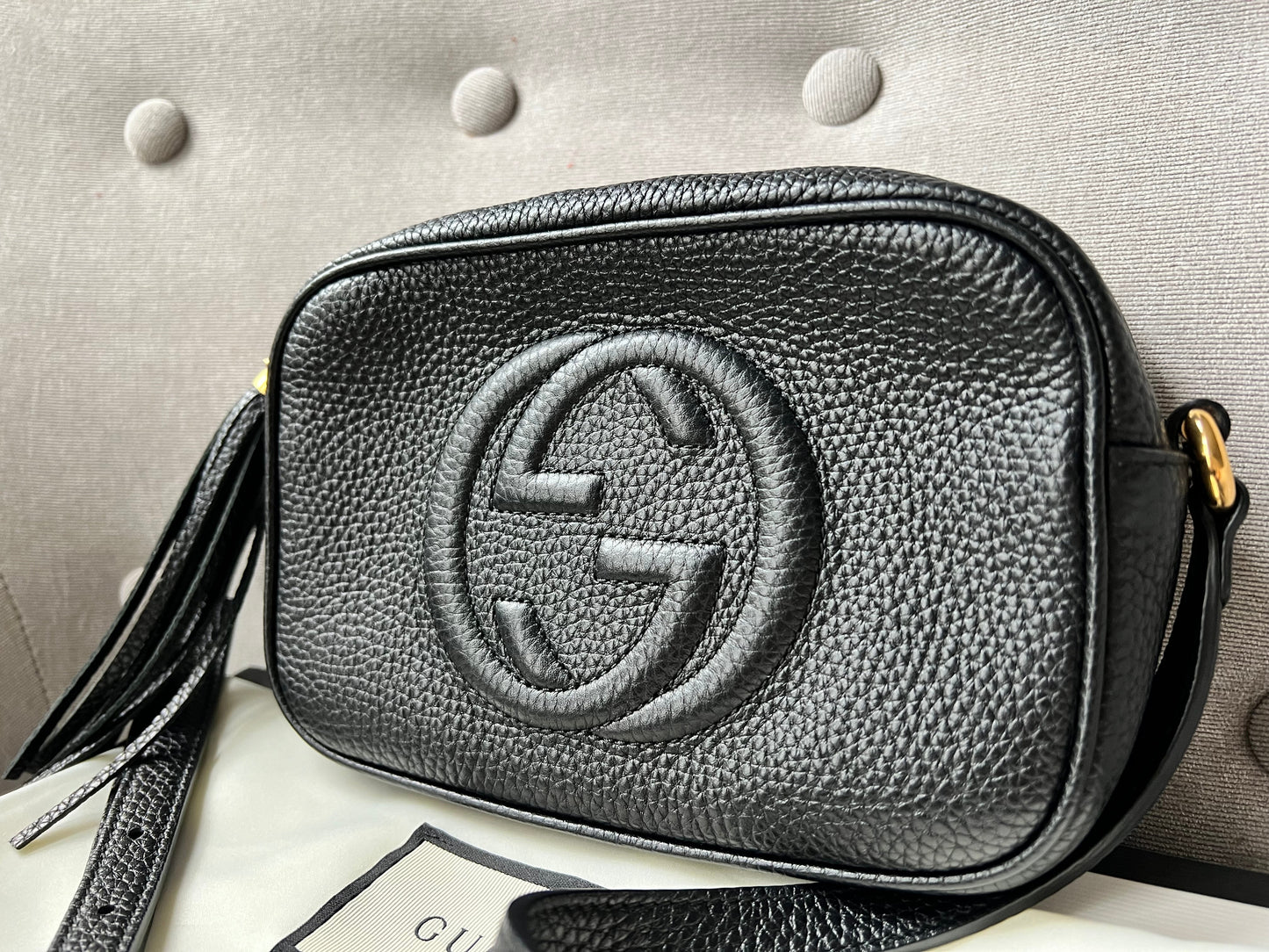 Luxury Gucci Trending 2025 Black Mini Soho Disco