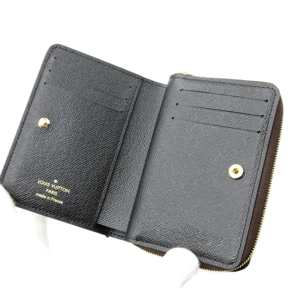 LOUIS VUITTON Bifold Wallet M81461 Monogram canvas Brown Compact wallet Monogram reverse Portefeuille Lou Women