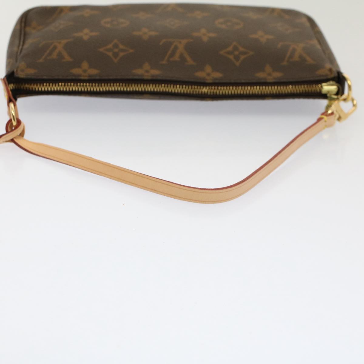 Louis Vuitton Pochette Accessoire Canvas Clutch Bag ()