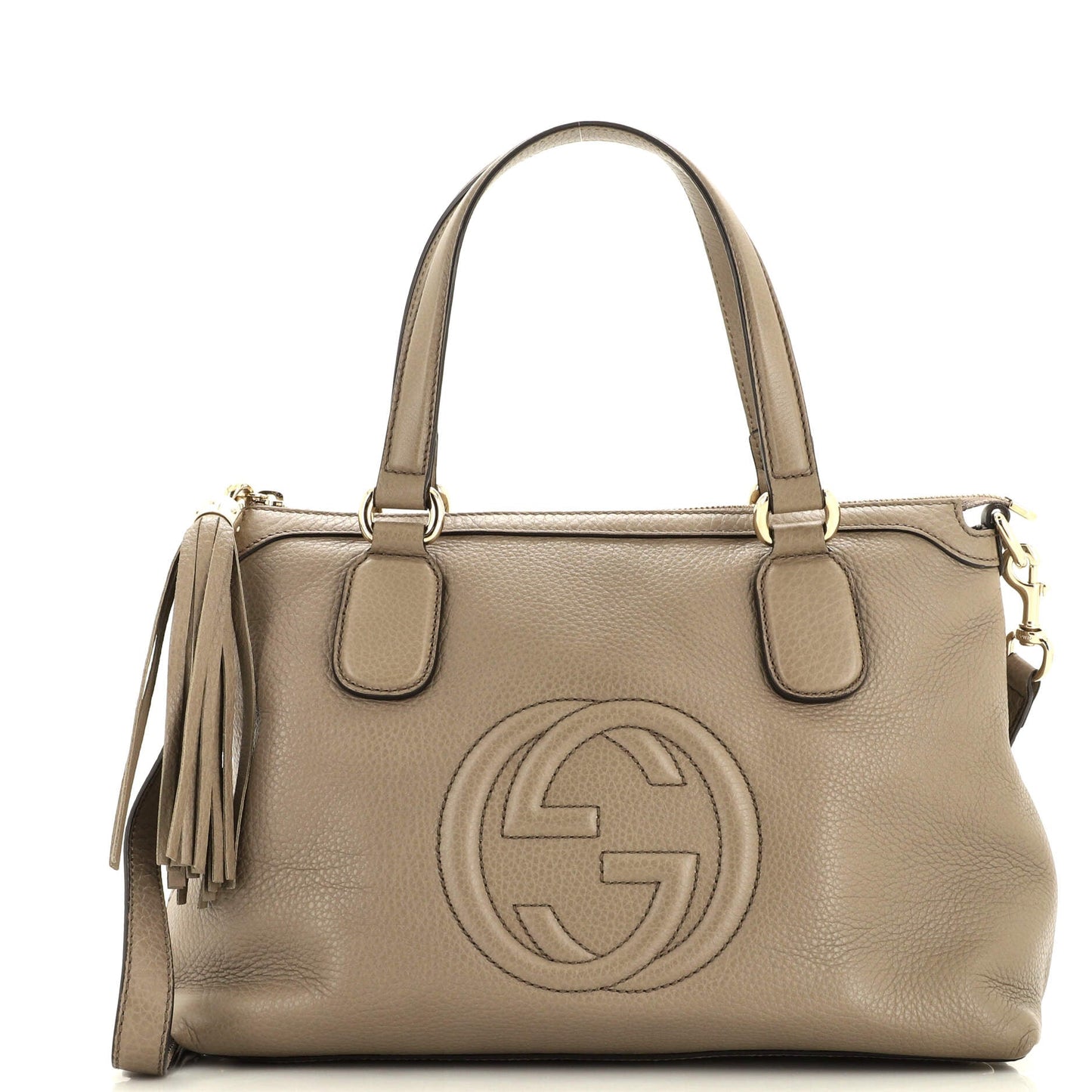 Luxury Gucci Trending 2025 Soho Working Tote Leather Small