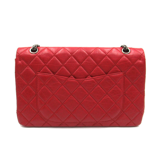 CHANEL 2.55 Chain Shoulder Bag Red 2.55 Chain Shoulder