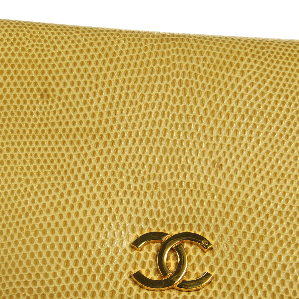 Luxury Chanel * 1986-1988 Pushlock Full Flap Mini Beige Lizard Skin