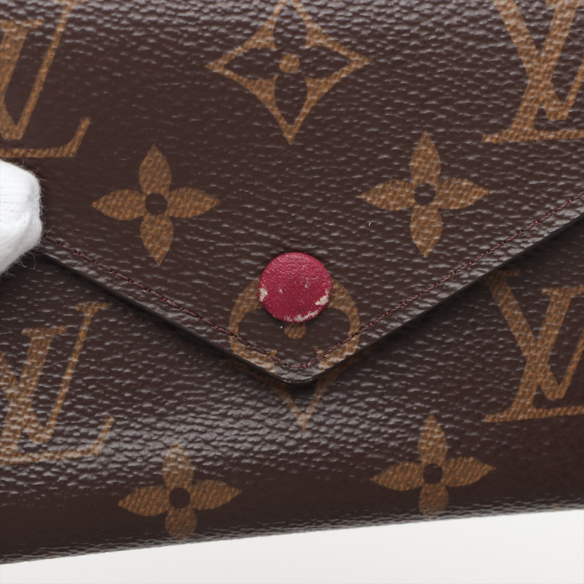 Louis Vuitton Monogram Portfolio Victoria M41938 Fushai Compact Wallet Luxury