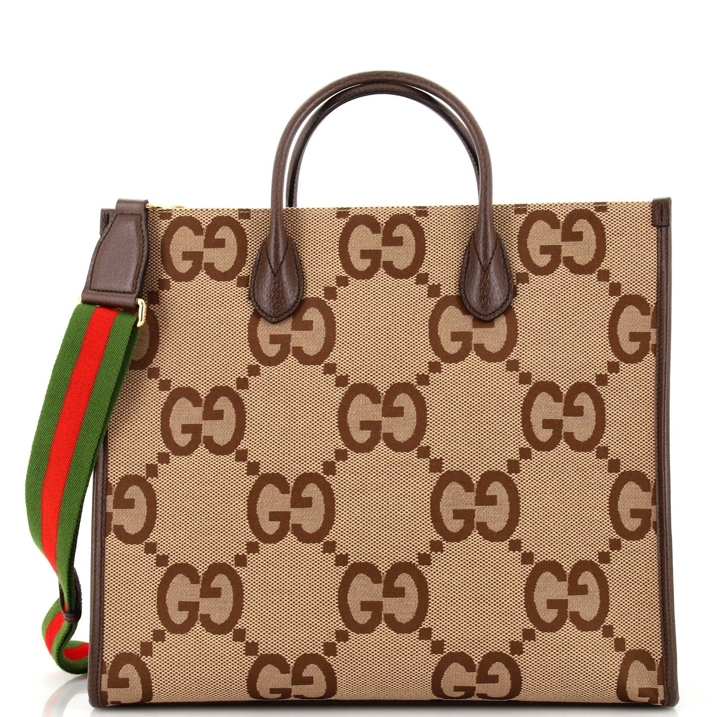 Luxury Gucci Trending 2025 Convertible Tote Jumbo GG Canvas Large