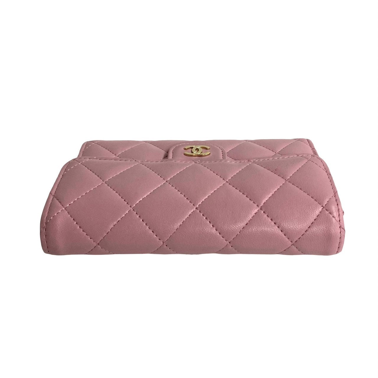 Chanel CC Classic Bifold Flap Wallet Leather Short Wallet in New Condition