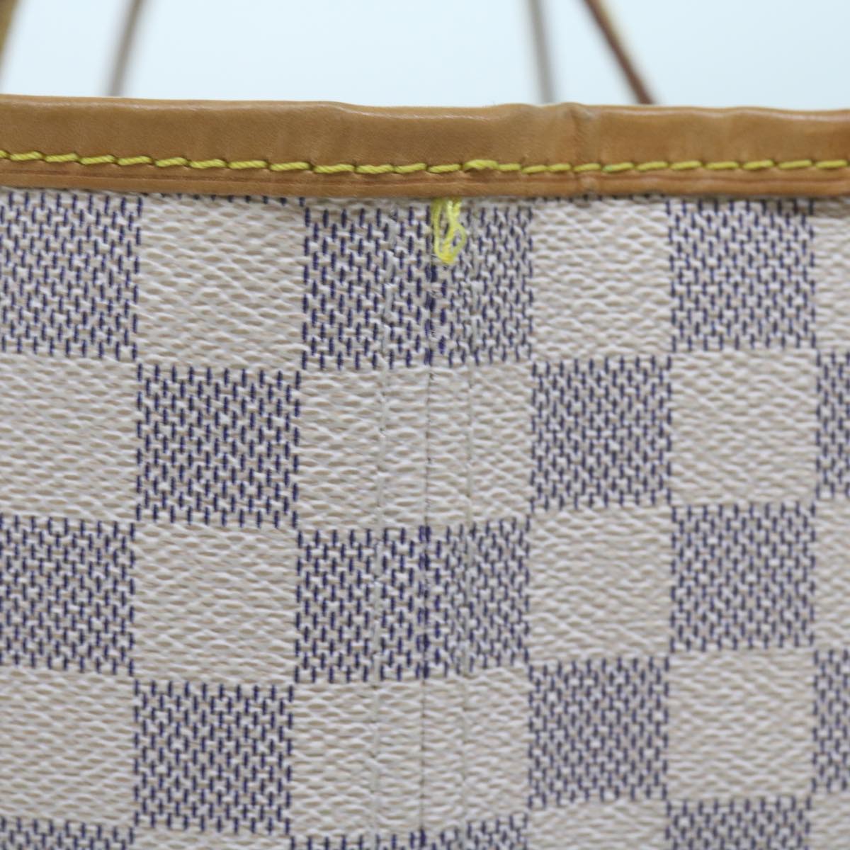 LOUIS VUITTON Damier Azur Neverfull GM Tote Bag N41360 LV 60052A