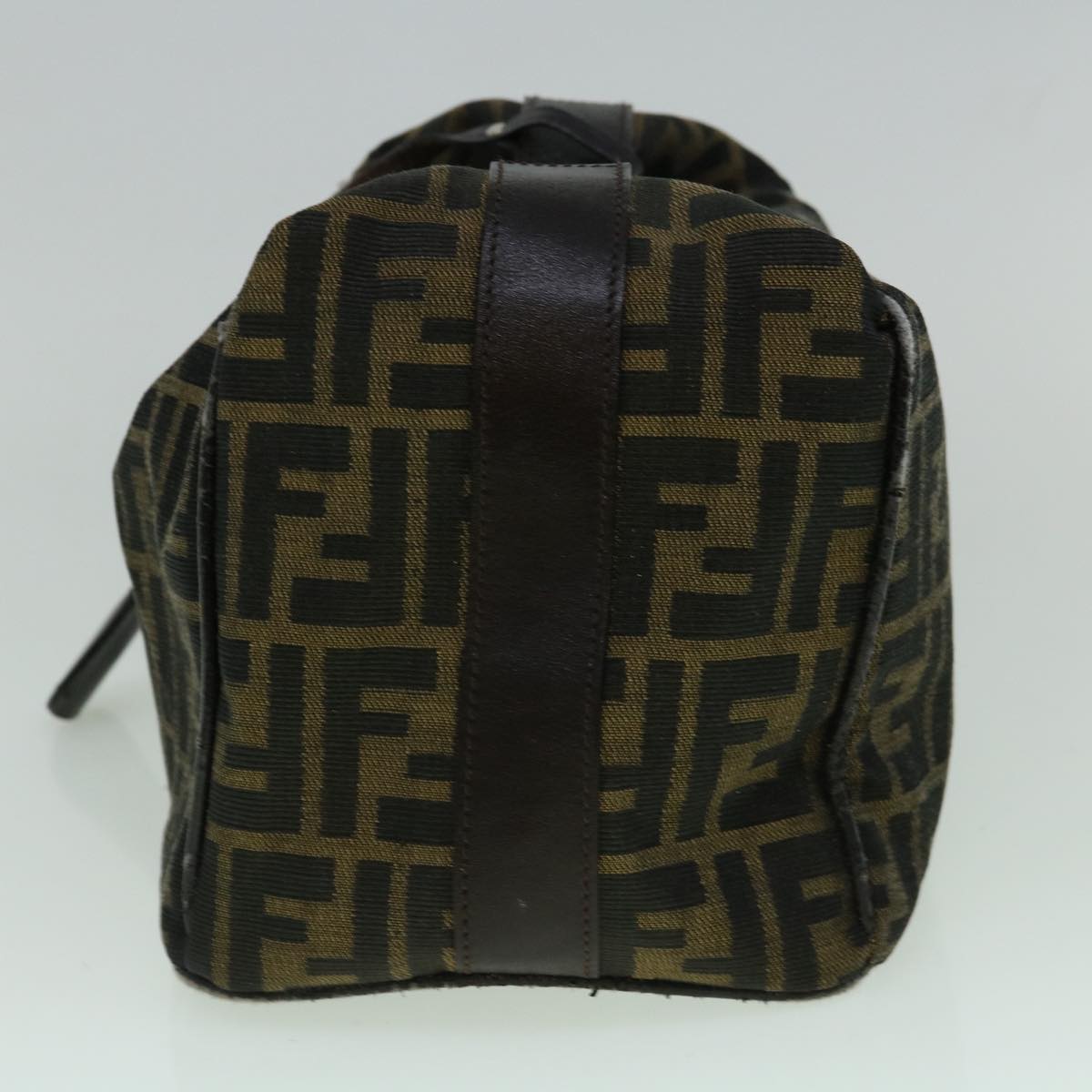 Luxury FendiZucca Canvas Vanity Hand Bag Brown60287