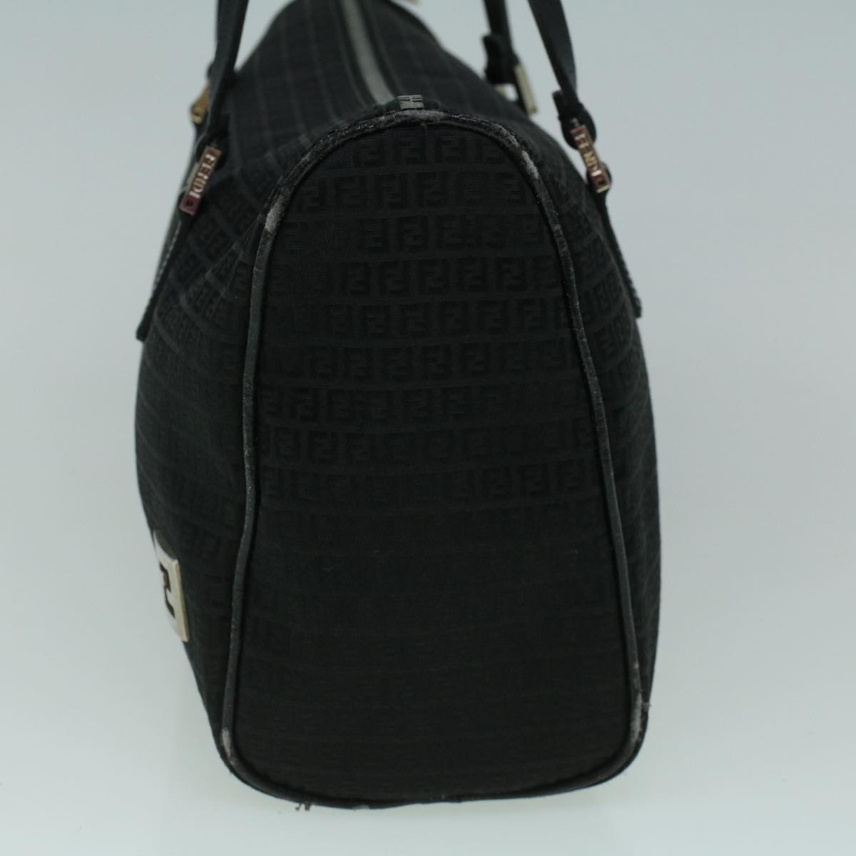 Luxury FendiZucchino Canvas Tote Bag Black60395