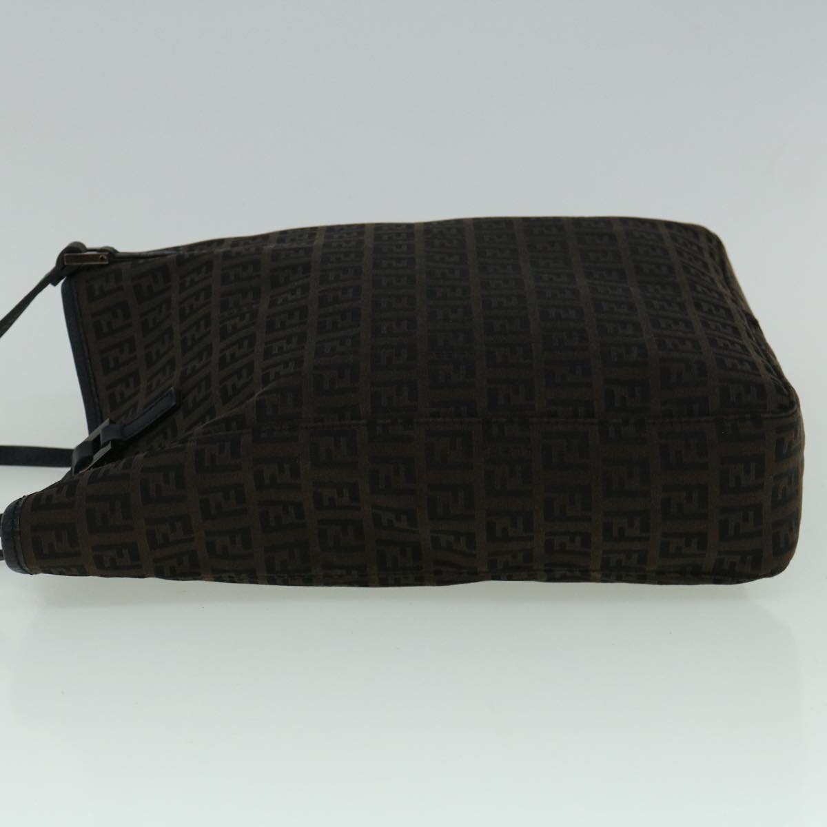 Luxury FendiZucchino Canvas Tote Bag Brown Black60396