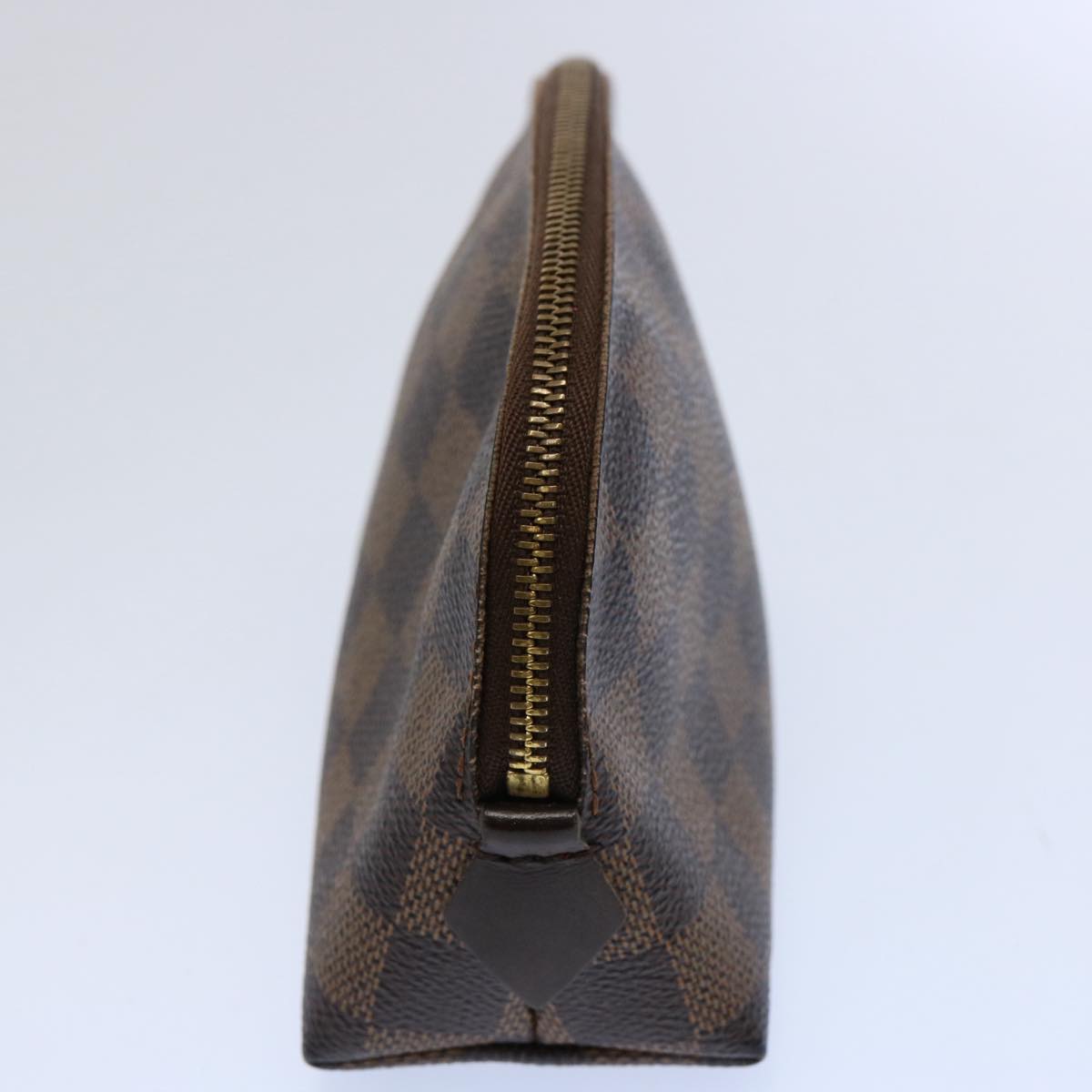 LOUIS VUITTON Damier Ebene Pochette Cosmetic PM Pouch N47516 LV 60837