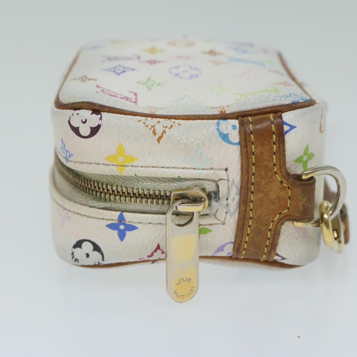 LOUIS VUITTON Monogram Multicolor Trousse Wapity Pouch White M58033 60841