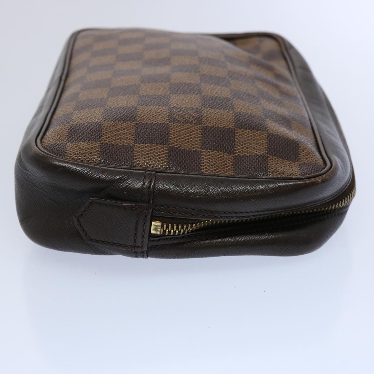 LOUIS VUITTON Damier Ebene Trousse Toilette 25 Clutch Bag N47624 LV 60848