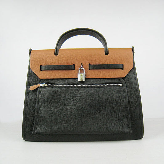 Luxury Hermes Herbag 60667 Ladies 2way Cow Leather