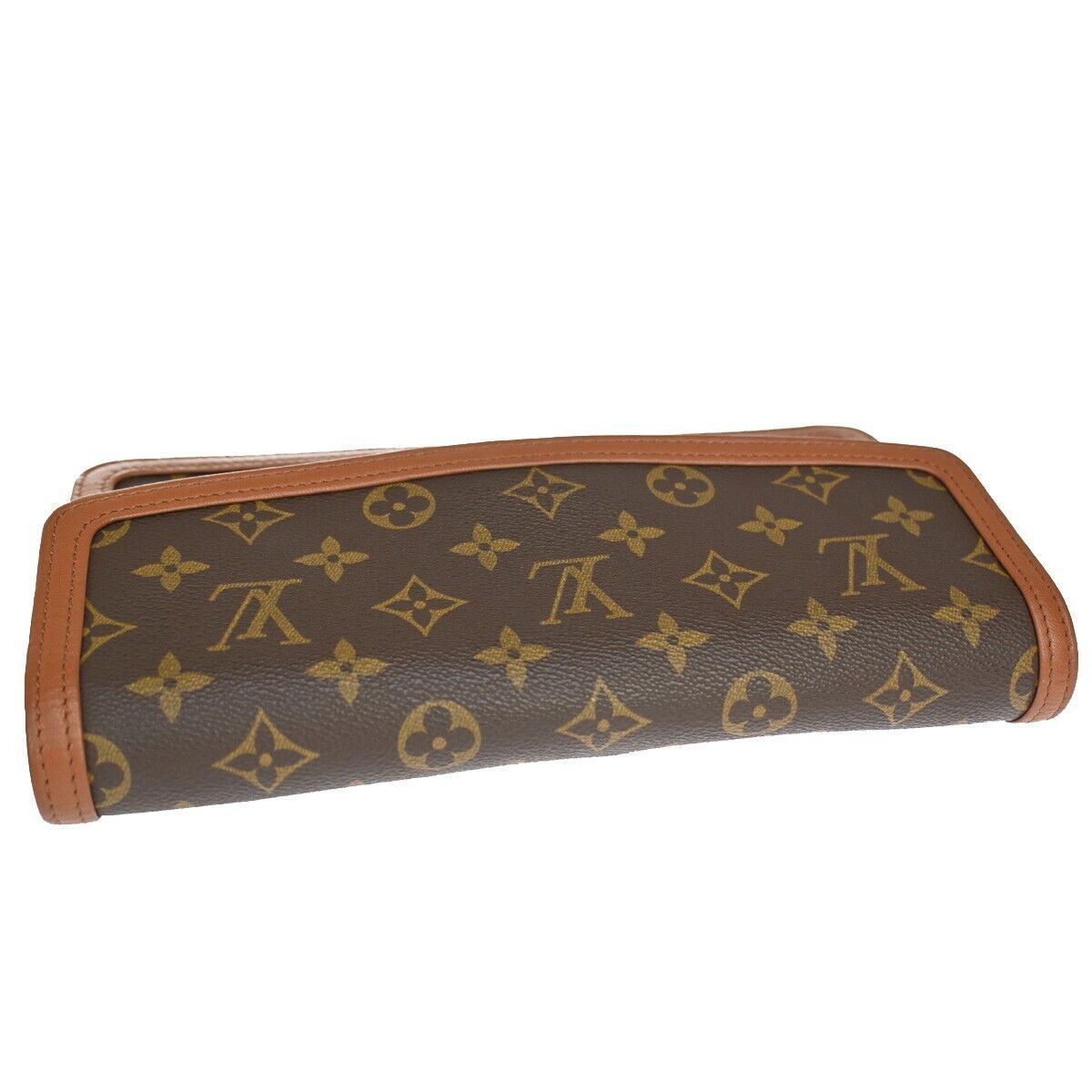 Louis Vuitton Pochette Dame Canvas Clutch Bag ()