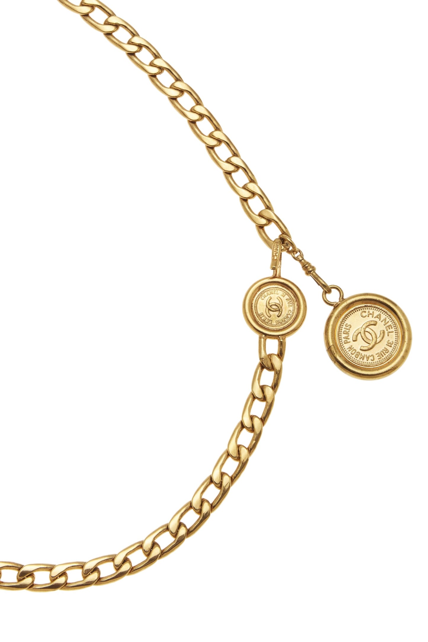 Chanel, Gold 'CC' Chain Belt, Gold