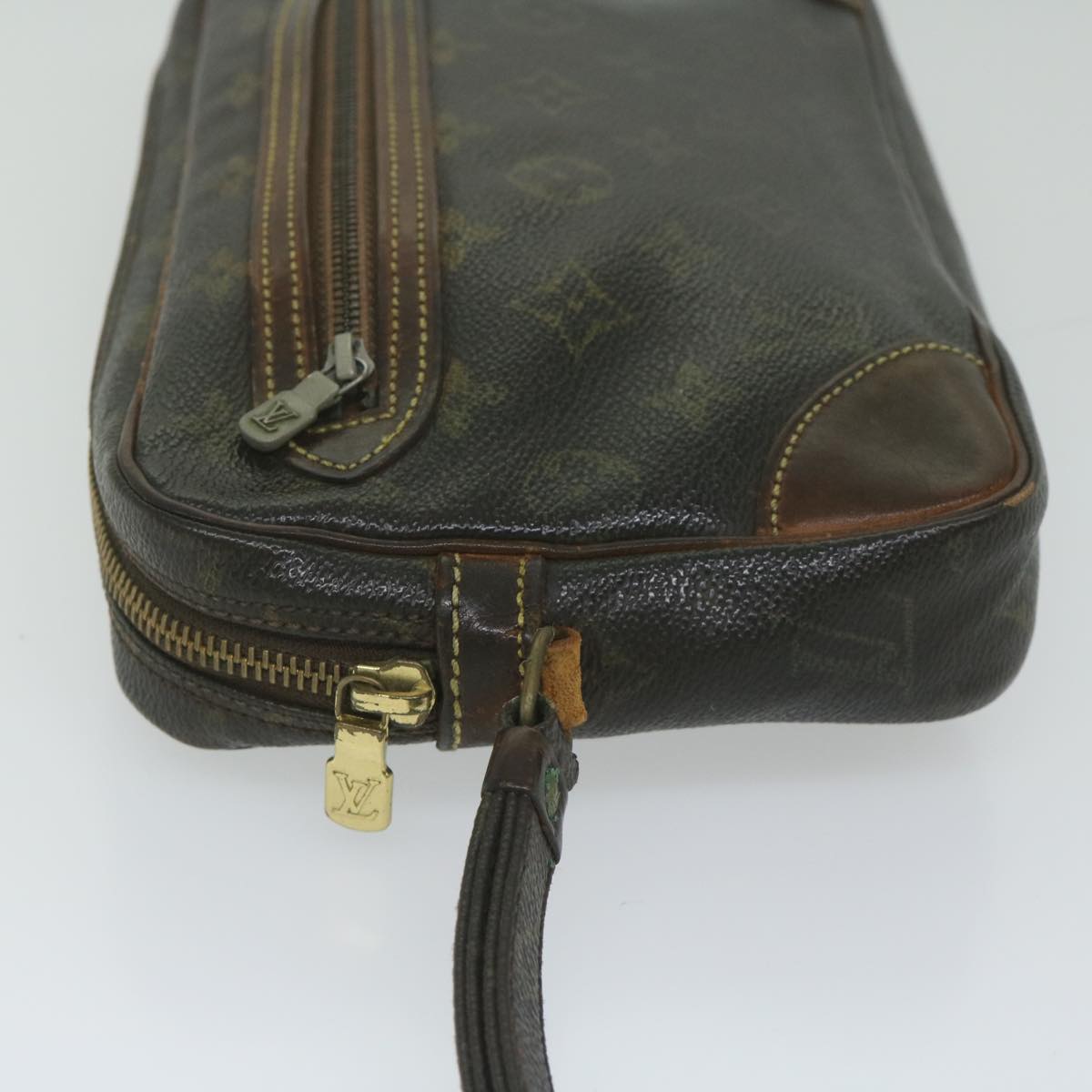 LOUIS VUITTON Monogram Marly Dragonne GM Clutch Bag M51825 LV 61213