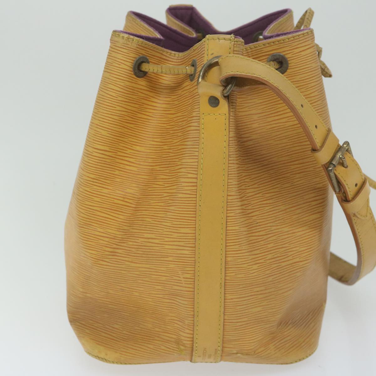 LOUIS VUITTON Epi Petit Noe Shoulder Bag Tassili Yellow M44109 LV 61354