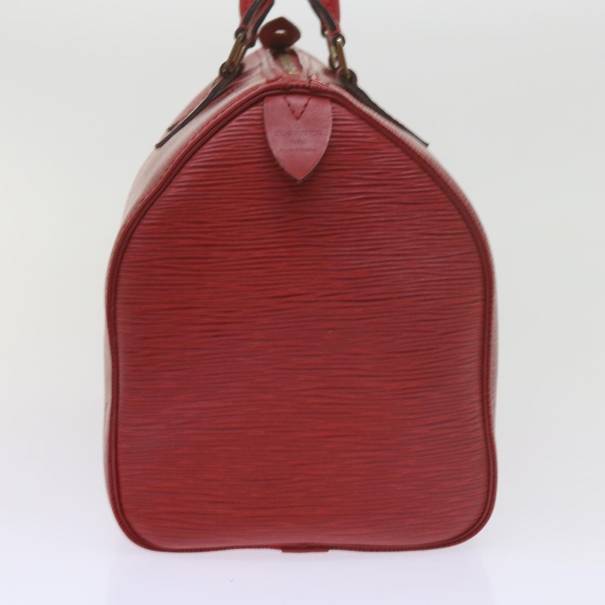 LOUIS VUITTON Epi Speedy 30 Hand Bag Castilian Red M43007 LV 61475