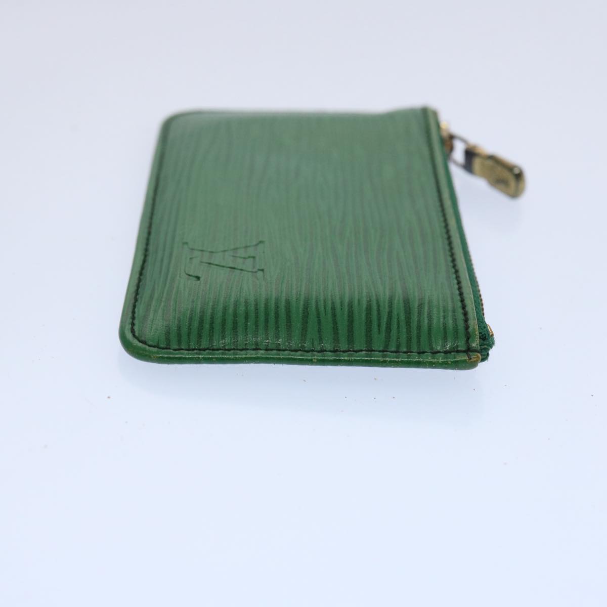 LOUIS VUITTON Epi Pochette Cles Coin Purse Green M63804 LV 61717