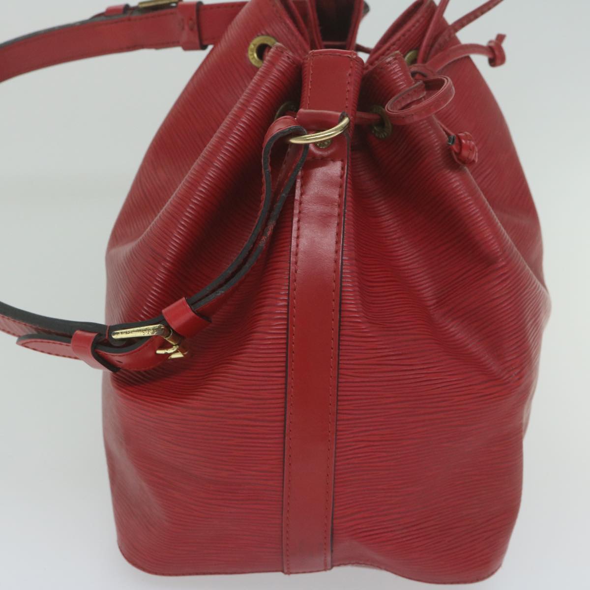 LOUIS VUITTON Epi Petit Noe Shoulder Bag Red M44107 LV 61816