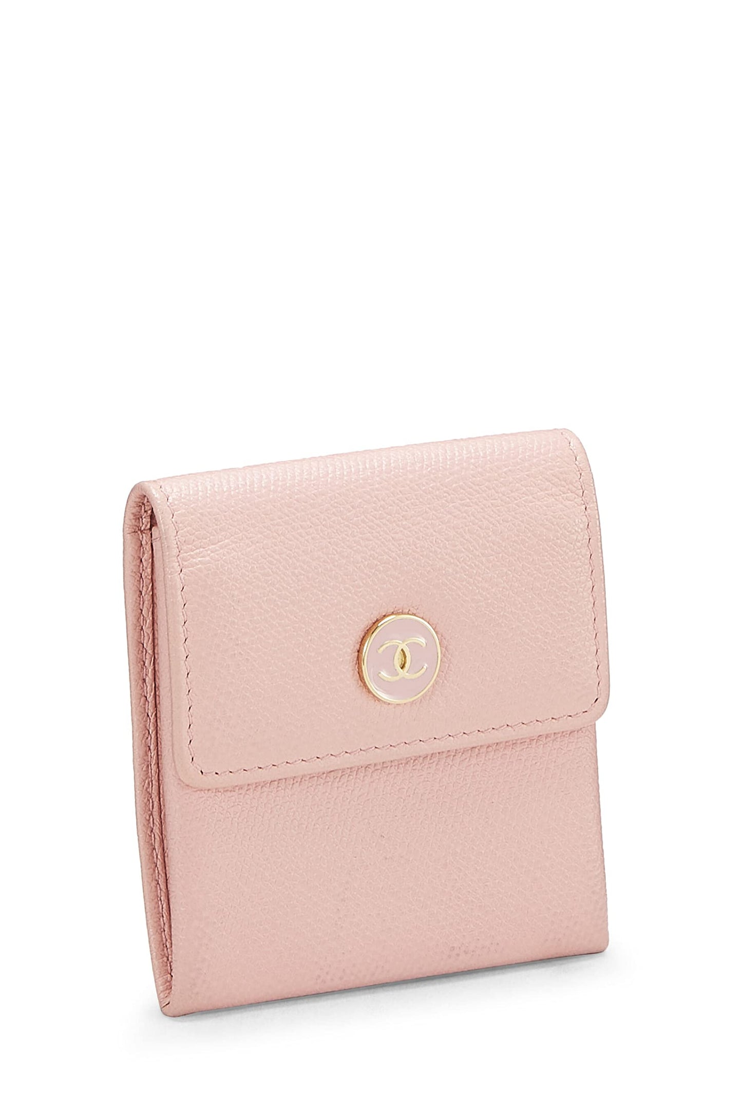 Chanel Pink Caviar 'CC' Coin Purse, Pink
