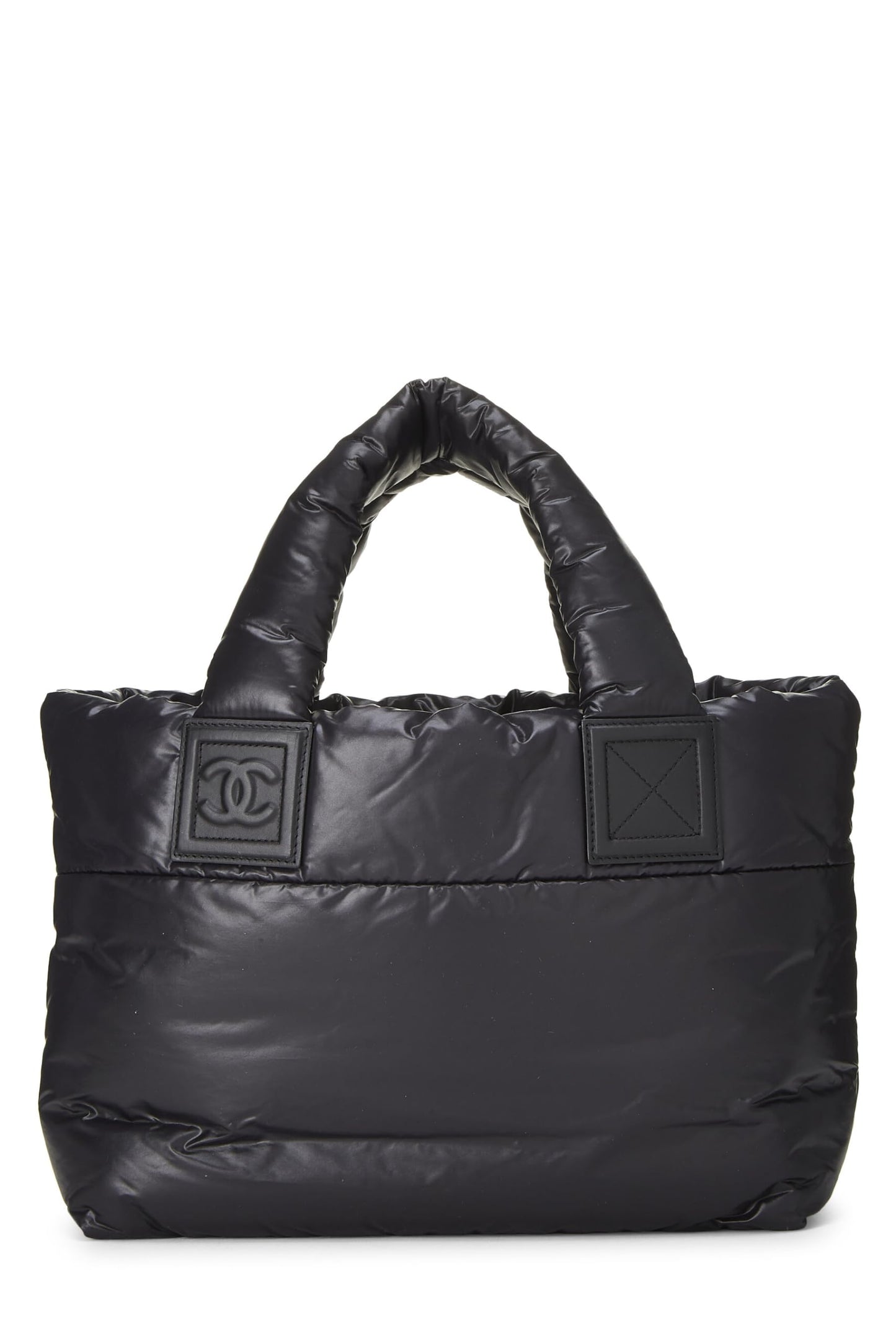 Chanel, Black Nylon Coco Cocoon Tote Small, Black