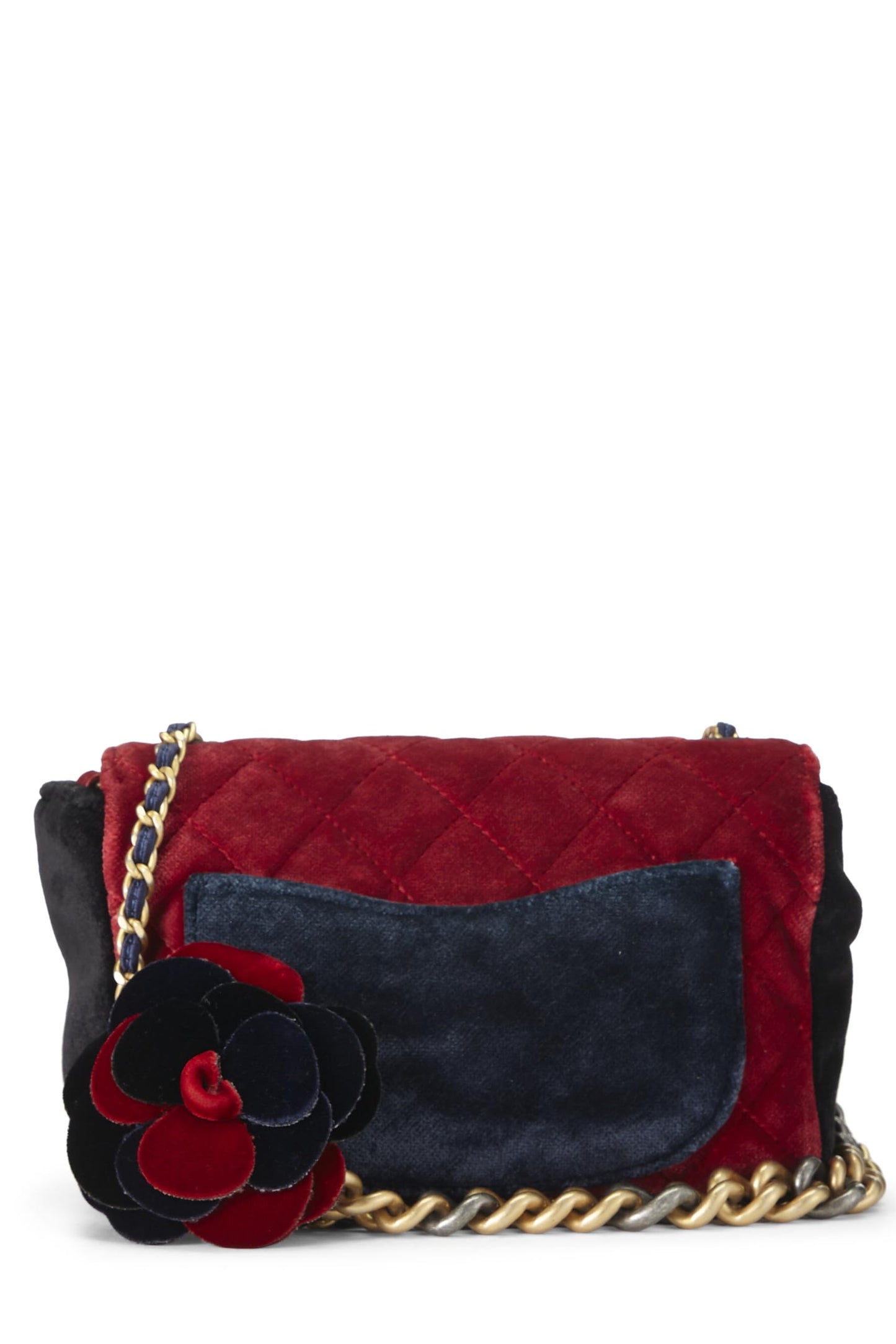 Chanel, Paris-Cosmopolite Tricolor Velour Private Affair Flap Bag, Multi