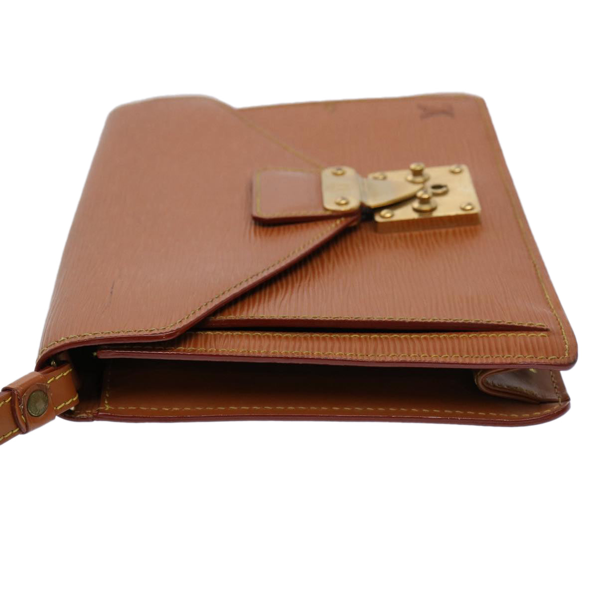 LOUIS VUITTON Epi Serie Dragonne Hand Bag Brown M52618 LV 62007