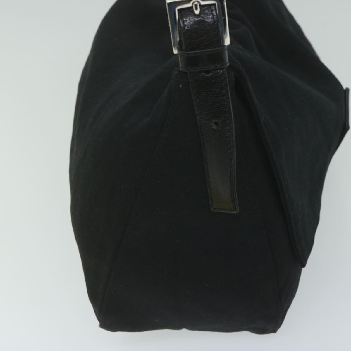 Luxury FendiMamma Baguette Shoulder Bag Nylon Black62129