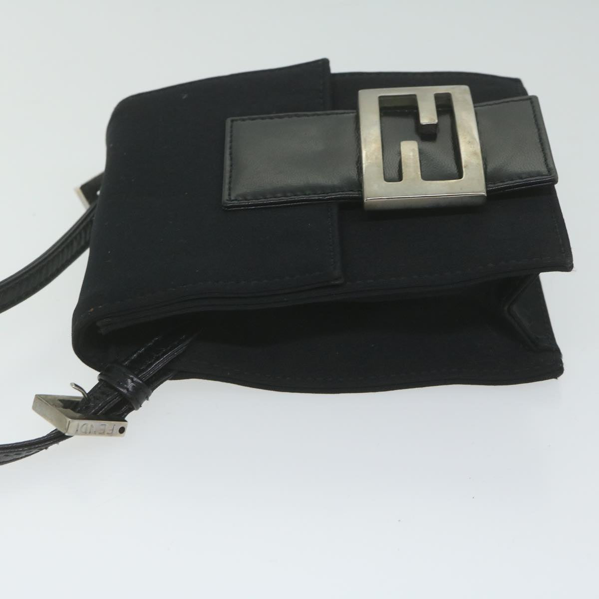 Luxury FendiMamma Shoulder Bag Nylon Black62178