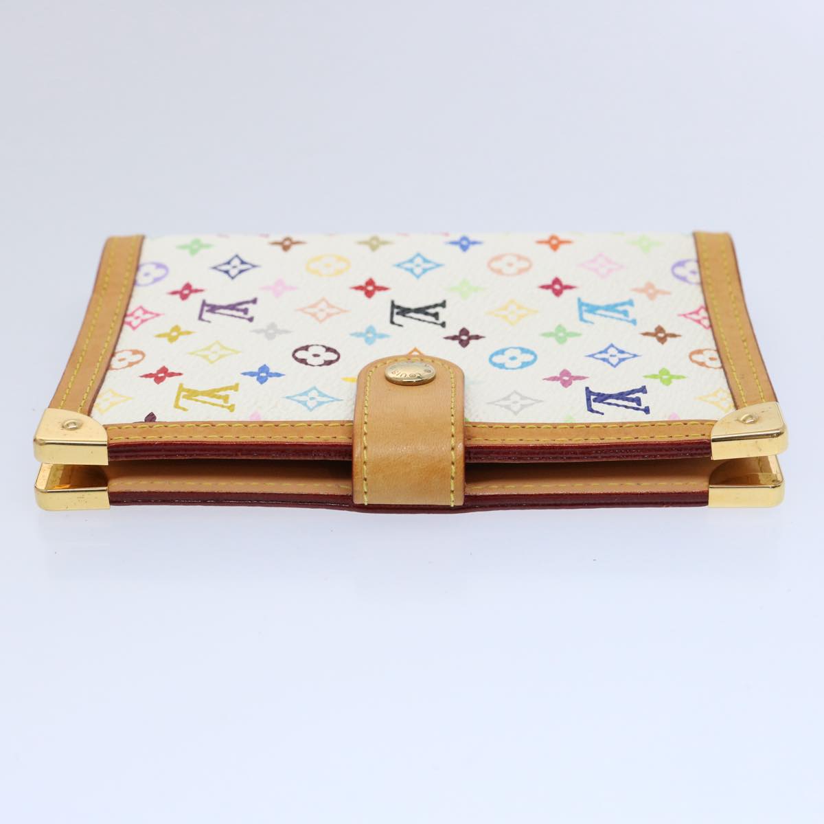 LOUIS VUITTON Multicolor Agenda PM Day Planner Cover White R21074 LV 62460