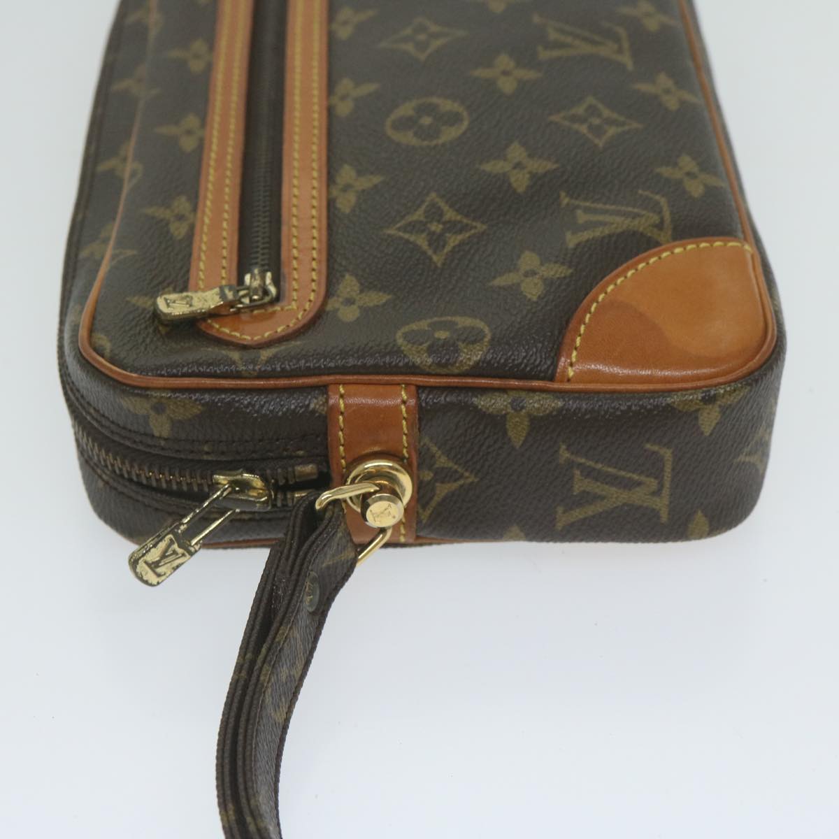 LOUIS VUITTON Monogram Marly Dragonne GM Clutch Bag M51825 LV 62470