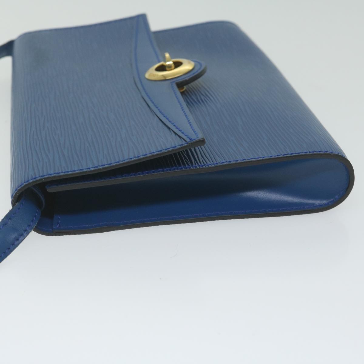 LOUIS VUITTON Epi Pochette Arche Shoulder Bag Blue M52575 LV 62486