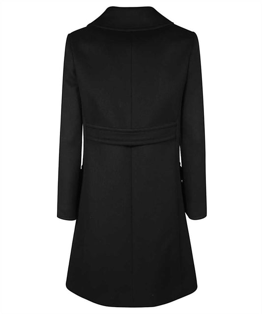 Luxury Gucci Trending 2025 Black Wool Coat with Interlocking GG Buttons