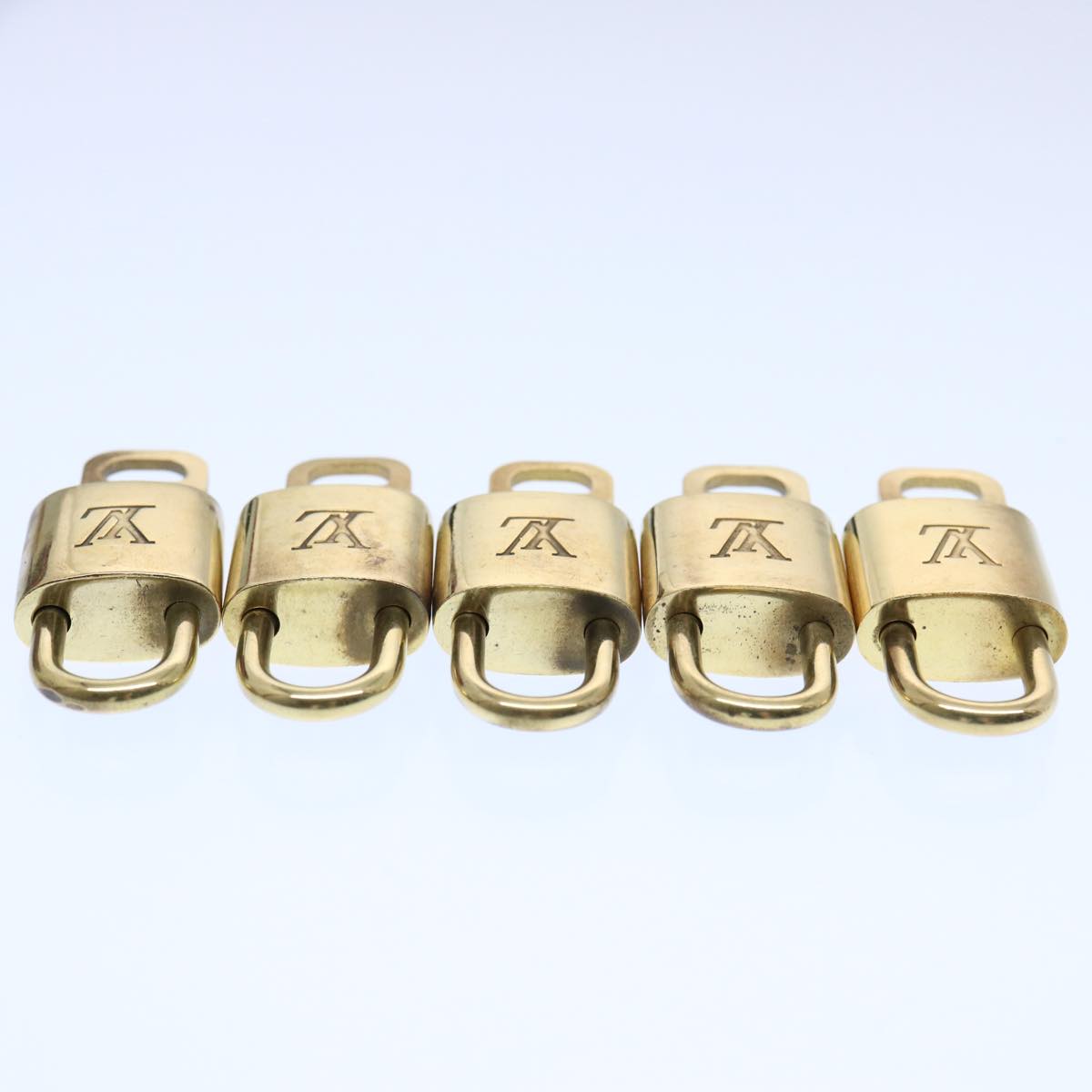 LOUIS VUITTON Padlock 10set Gold Tone LV 62635