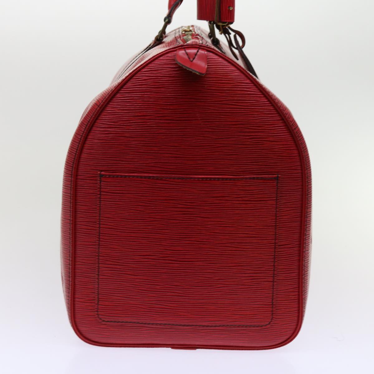 LOUIS VUITTON Epi Keepall 50 Boston Bag Red M42967 LV 62731