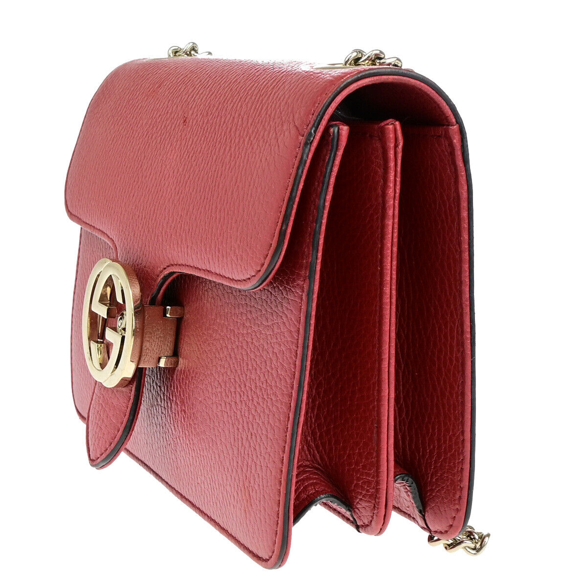Luxury Gucci Trending 2025 Interlocking G Leather Shoulder Bag