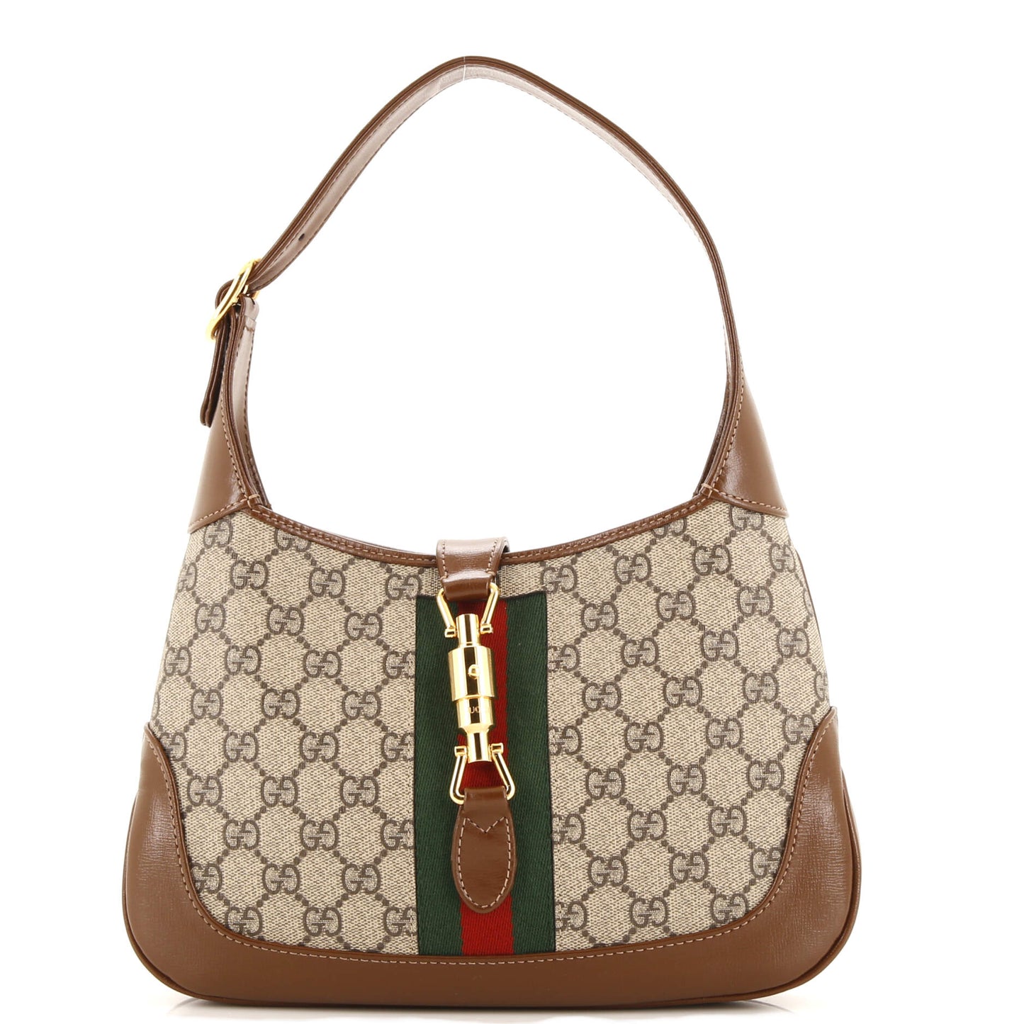 Luxury Gucci Trending 2025 Jackie 1961 Hobo GG Coated Canvas Small