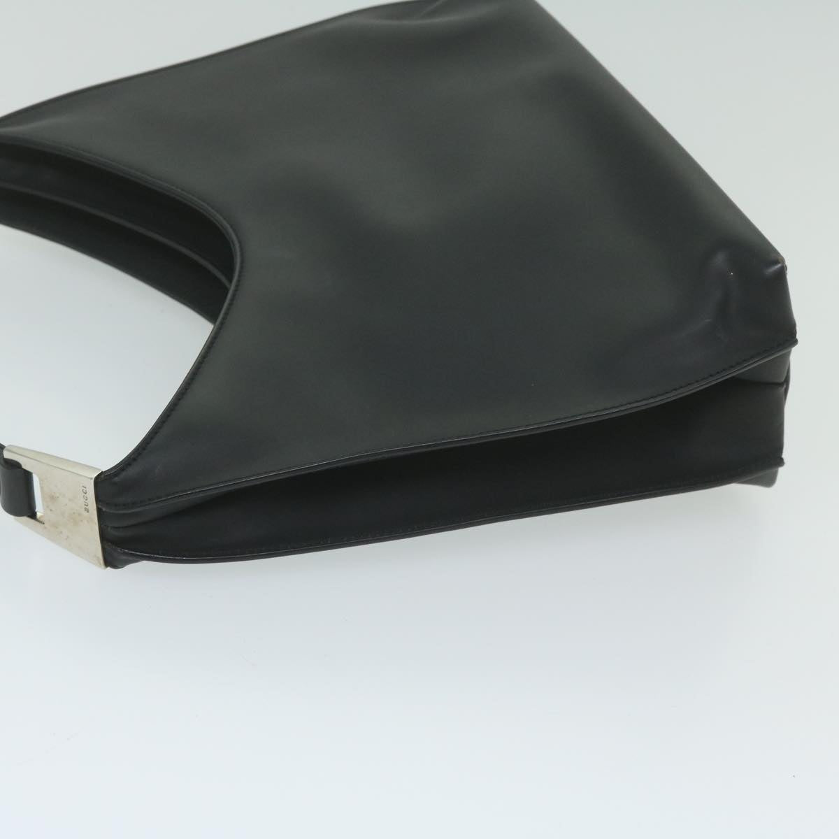 GUCCI Shoulder Bag Leather Black 001 3015 63882
