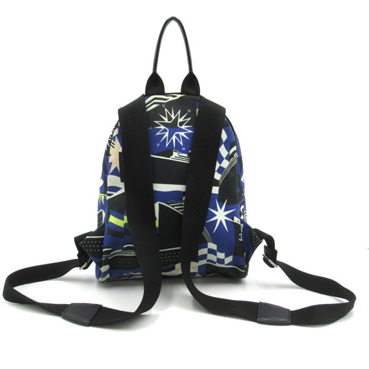 CHANEL CHANEL Cruise Line Rucksack Rucksack Backpack Bag Canvas Blue / Black Rucksack BRANDOFF