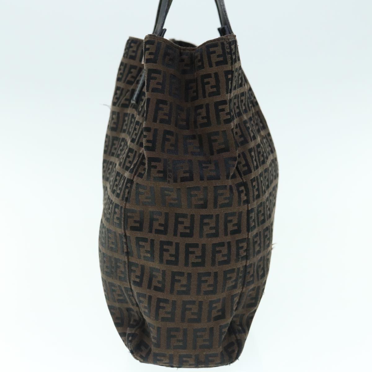Luxury FendiZucchino Canvas Tote Bag Brown64110