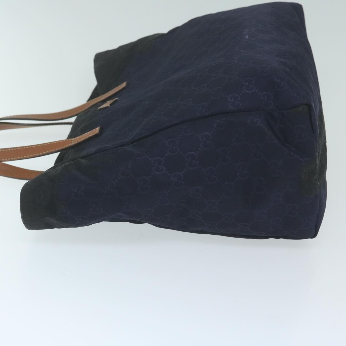 GUCCI GG Canvas Tote Bag Navy 282439 64282