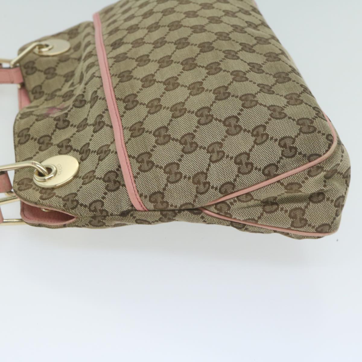 GUCCI GG Canvas Tote Bag Beige 121023 64767