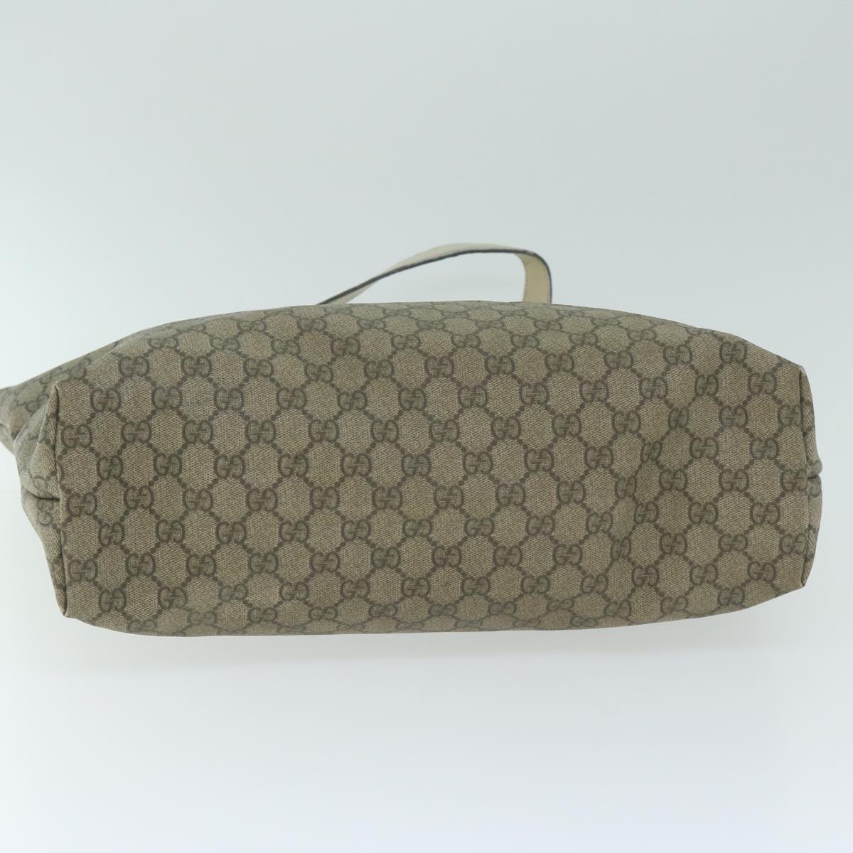 GUCCI GG Canvas Tote Bag Coated Canvas Beige 64875