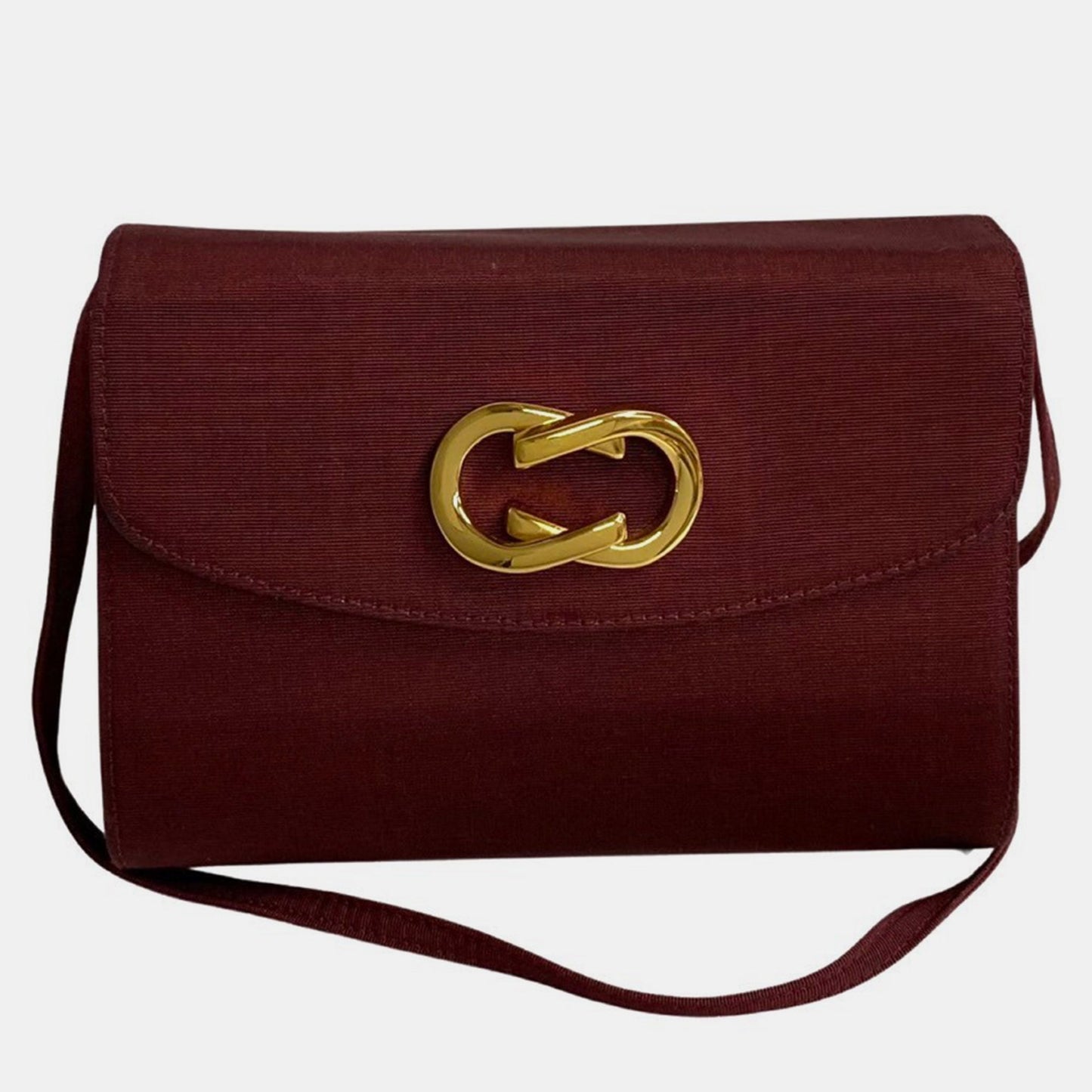 Luxury Gucci Trending 2025 Red Canvas GG Ring Crossbody Bag