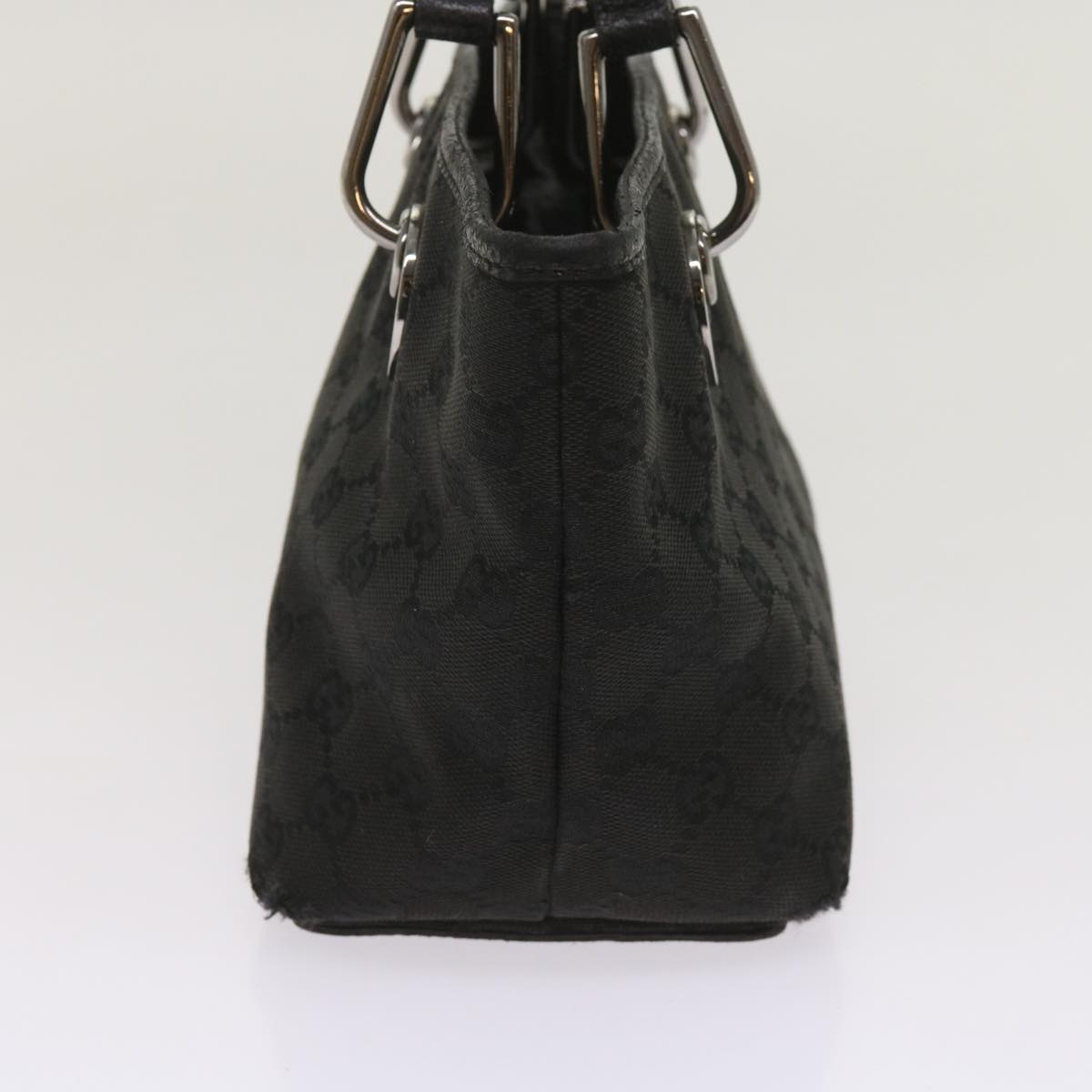 GUCCI GG Canvas Hand Bag Black 120844 65019