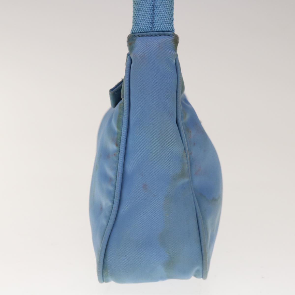 Luxury PradaHand Bag Nylon Light Blue 65045