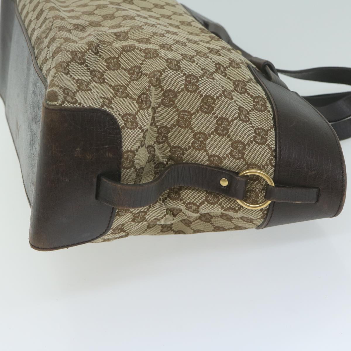 GUCCI GG Canvas Tote Bag Beige 106251 65101